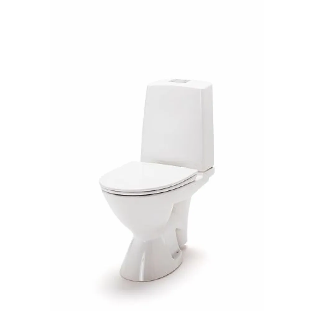 Best WC-istuin Glow 63 kanneton kiinnitysrei'illä 2-huuhtelu poistoputki vasemmalle Wc-Istuimet, Viemäröinti Lattiaan (S-Lukko)|Wc-Istuimet Ilman Huuhtelukaulusta