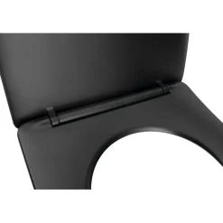 Outlet WC-istuin Pako Rimless soft-close -kannella kaksoishuuhtelu, mattamusta Wc-Istuimet Ilman Huuhtelukaulusta|Wc-Istuimet, Viemäröinti Taakse (P-Lukko)