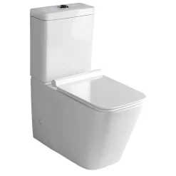 Discount WC-istuin Porta soft-close -kannella kaksoishuuhtelu Wc-Istuimet, Viemäröinti Taakse (P-Lukko)