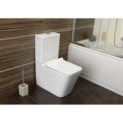 Discount WC-istuin Porta soft-close -kannella kaksoishuuhtelu Wc-Istuimet, Viemäröinti Taakse (P-Lukko)