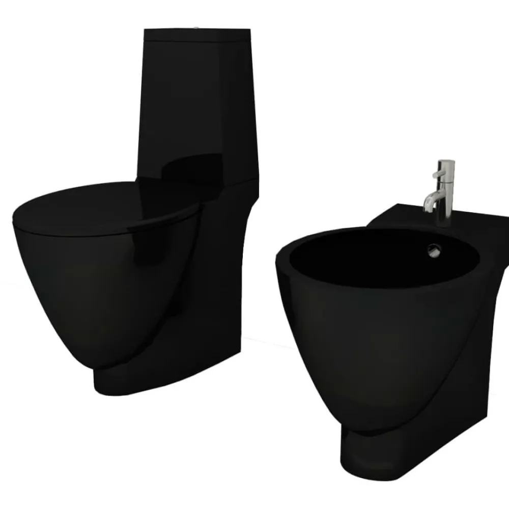 Best WC-istuin ja bidee musta Pesevät Wc-Istuimet
