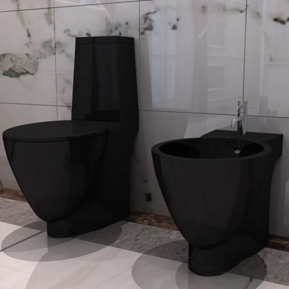 Best WC-istuin ja bidee musta Pesevät Wc-Istuimet