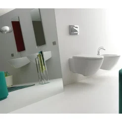 WC-istuin Aquatech Rimless seinämalli valkoinen*Kerasan Hot