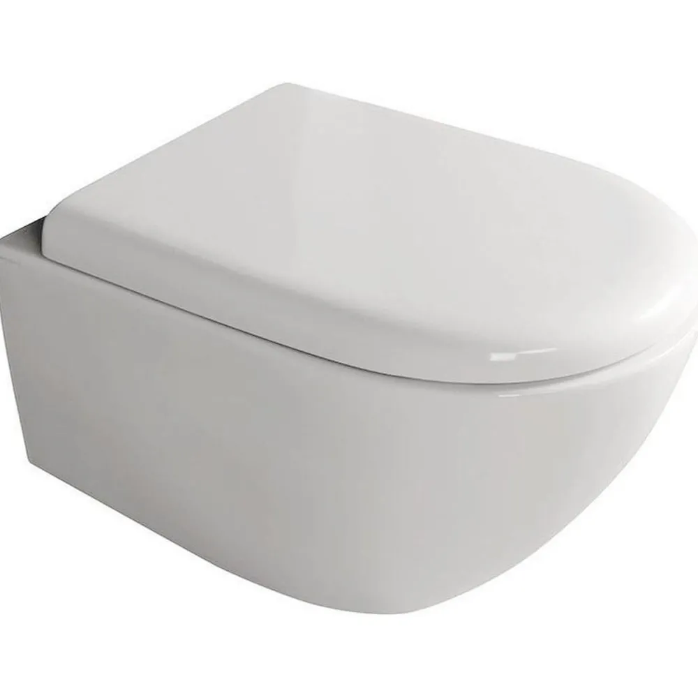 WC-istuin Aquatech Rimless seinämalli valkoinen*Kerasan Hot