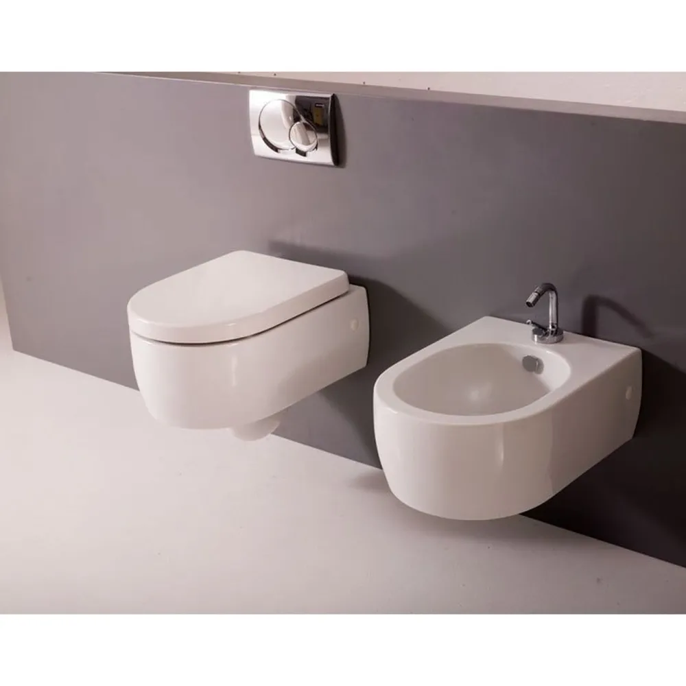 WC-istuin Flo seinämalli valkoinen*Kerasan Hot