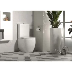WC-istuin Flo Set 3/6l kaksoishuuhtelu S/P-lukko valkoinen*Kerasan Discount