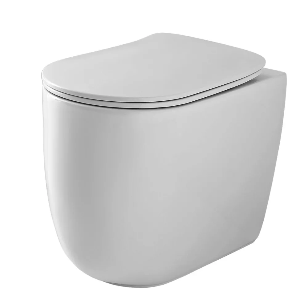 WC-istuin Nolita 5318 Rimless lattiamalli S/P-lukko valkoinen*Kerasan Outlet