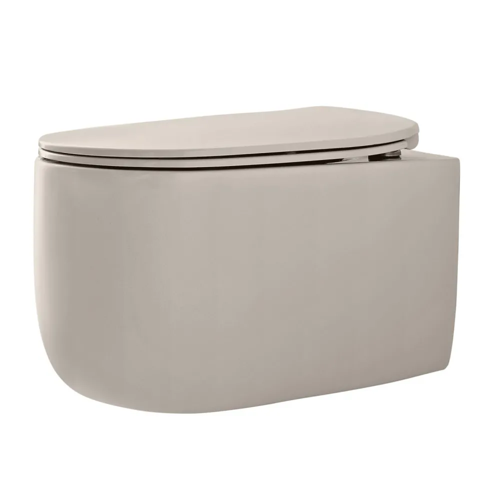 Best WC-istuin Nolita 5314 Rimless seinämalli matta eri värejä Wc-Istuimet Ilman Huuhtelukaulusta|Wc-Istuimet, Viemäröinti Taakse (P-Lukko)