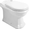 Hot WC-istuin Retro lattiamalli S/P-lukko valkoinen Wc-Istuimet, Viemäröinti Taakse (P-Lukko)