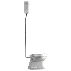 WC-istuin Retro 1 P-lukko keraamisella yläsäiliöllä kromi*Kerasan Hot