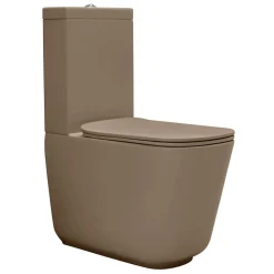 Outlet WC-istuin Tribeca 3/6l kaksoishuuhtelu S/P-lukko matta eri värejä Wc-Istuimet, Viemäröinti Taakse (P-Lukko)