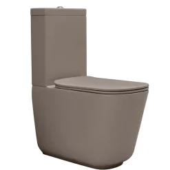 Outlet WC-istuin Tribeca 3/6l kaksoishuuhtelu S/P-lukko matta eri värejä Wc-Istuimet, Viemäröinti Taakse (P-Lukko)