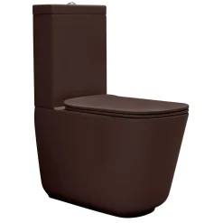 Outlet WC-istuin Tribeca 3/6l kaksoishuuhtelu S/P-lukko matta eri värejä Wc-Istuimet, Viemäröinti Taakse (P-Lukko)