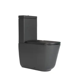 Outlet WC-istuin Tribeca 3/6l kaksoishuuhtelu S/P-lukko matta eri värejä Wc-Istuimet, Viemäröinti Taakse (P-Lukko)