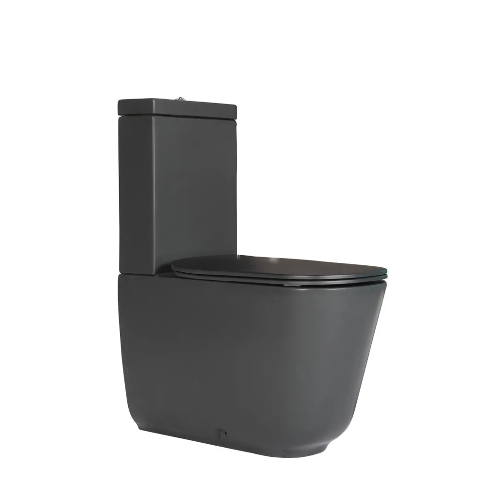Outlet WC-istuin Tribeca 3/6l kaksoishuuhtelu S/P-lukko matta eri värejä Wc-Istuimet, Viemäröinti Taakse (P-Lukko)