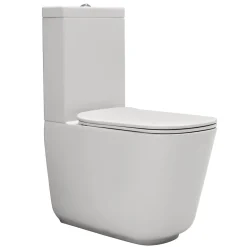 Outlet WC-istuin Tribeca 3/6l kaksoishuuhtelu S/P-lukko matta eri värejä Wc-Istuimet, Viemäröinti Taakse (P-Lukko)