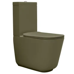 Outlet WC-istuin Tribeca 3/6l kaksoishuuhtelu S/P-lukko matta eri värejä Wc-Istuimet, Viemäröinti Taakse (P-Lukko)