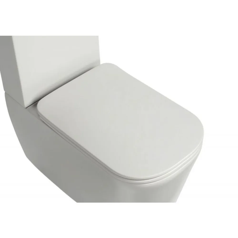 Outlet WC-istuin Tribeca 3/6l kaksoishuuhtelu S/P-lukko matta eri värejä Wc-Istuimet, Viemäröinti Taakse (P-Lukko)