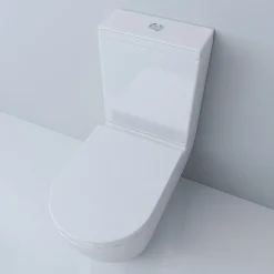 Outlet WC-istuin Studio BTW, soft close -kannella, valkoinen Wc-Istuimet, Viemäröinti Taakse (P-Lukko)