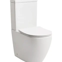 Outlet WC-istuin Studio BTW, soft close -kannella, valkoinen Wc-Istuimet, Viemäröinti Taakse (P-Lukko)