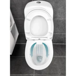Discount WC-istuin Well No Rim Soft Close -kannella Wc-Istuimet Ilman Huuhtelukaulusta