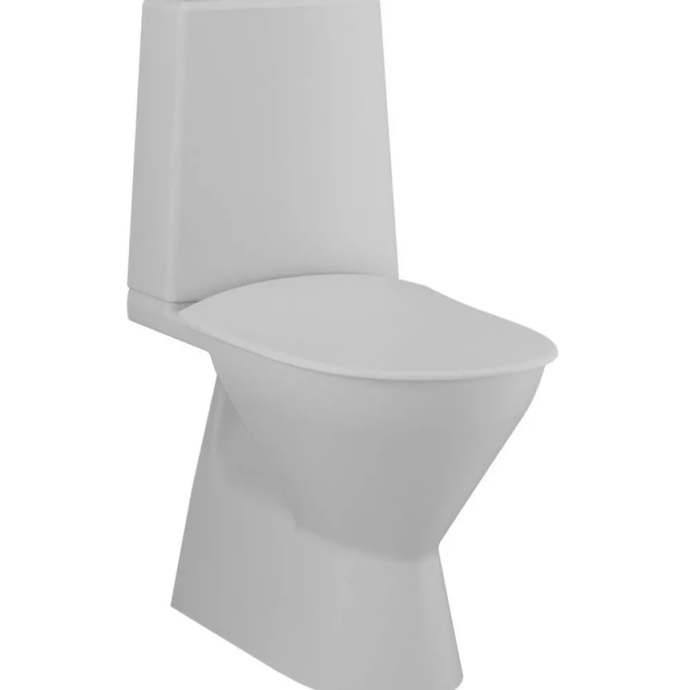 Clearance WC-istuin Vege, valkoinen istuinkansi, hitaasti sulkeutuva Wc-Istuimet, Viemäröinti Lattiaan (S-Lukko)|Wc-Istuimet Ilman Huuhtelukaulusta