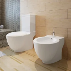 WC-Pönttö & Bidee Sarja Keraaminen Valkoinen*FinePRICE Discount