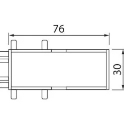X-liitin Linear LED 1 W 4000 K 65 lm Led-Muuntajat Ja Led-Tarvikkeet