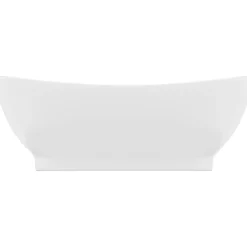 Sale Ylellinen pesuallas ovaali matta valkoinen 58,5x39 cm Malja-Altaat