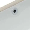 Ylivuotoaukon koristerengas , Ø22 mm, valkoinen*Lavabo Best