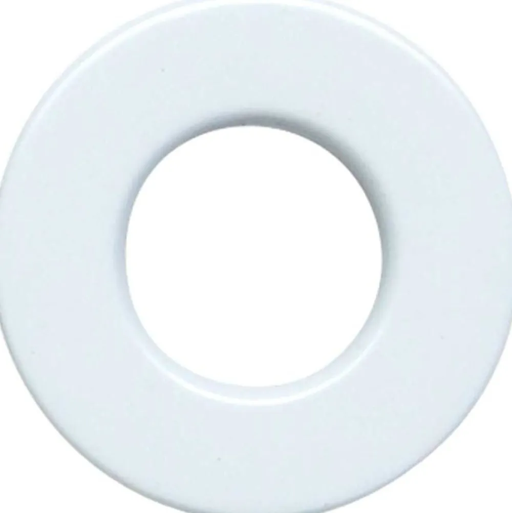 Ylivuotoaukon koristerengas , Ø22 mm, valkoinen*Lavabo Best