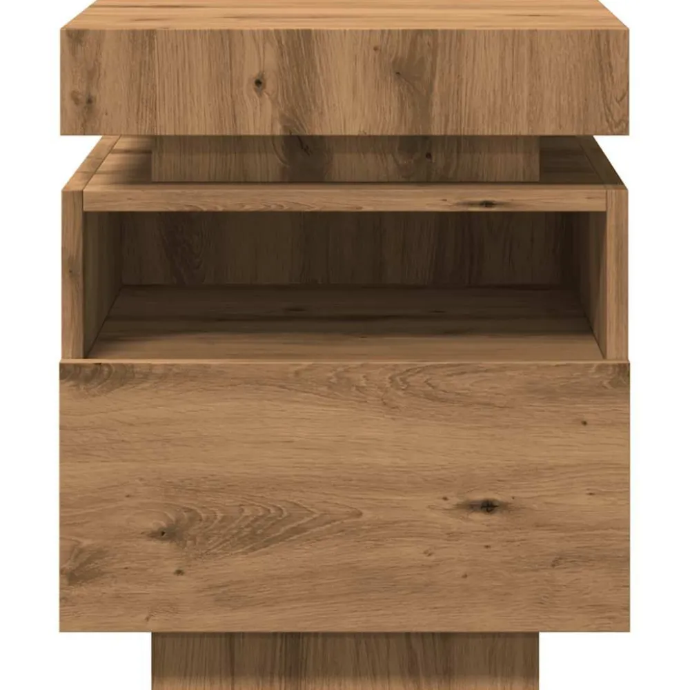 Outlet Yöpöydät LED-valoilla 40x39x48,5 cm, eri värejä ja pakkauskokoja (33073) Huonekalut
