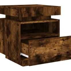 Outlet Yöpöydät LED-valoilla 40x39x48,5 cm, eri värejä ja pakkauskokoja (33073) Huonekalut