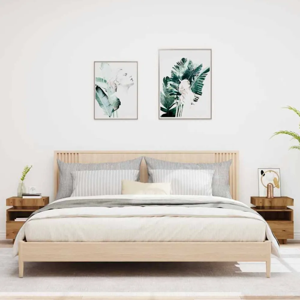 Outlet Yöpöydät LED-valoilla 40x39x48,5 cm, eri värejä ja pakkauskokoja (33073) Huonekalut