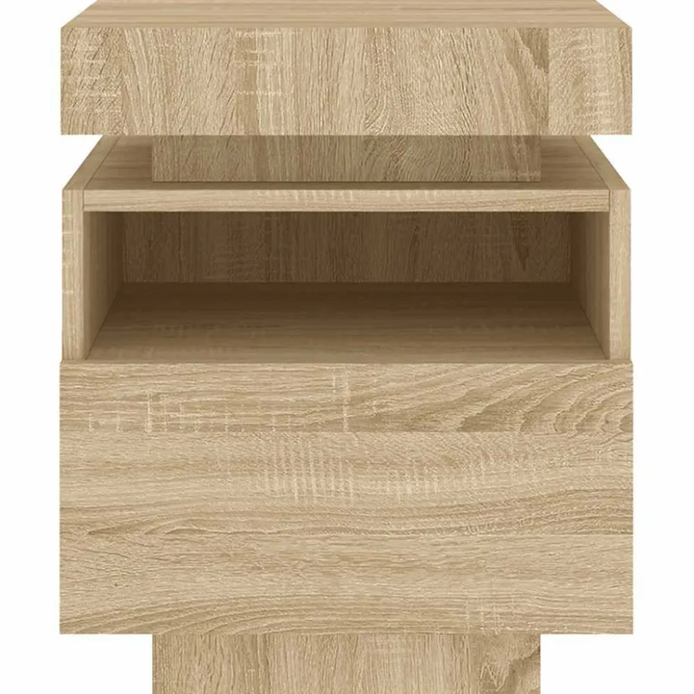 Outlet Yöpöydät LED-valoilla 40x39x48,5 cm, eri värejä ja pakkauskokoja (33073) Huonekalut