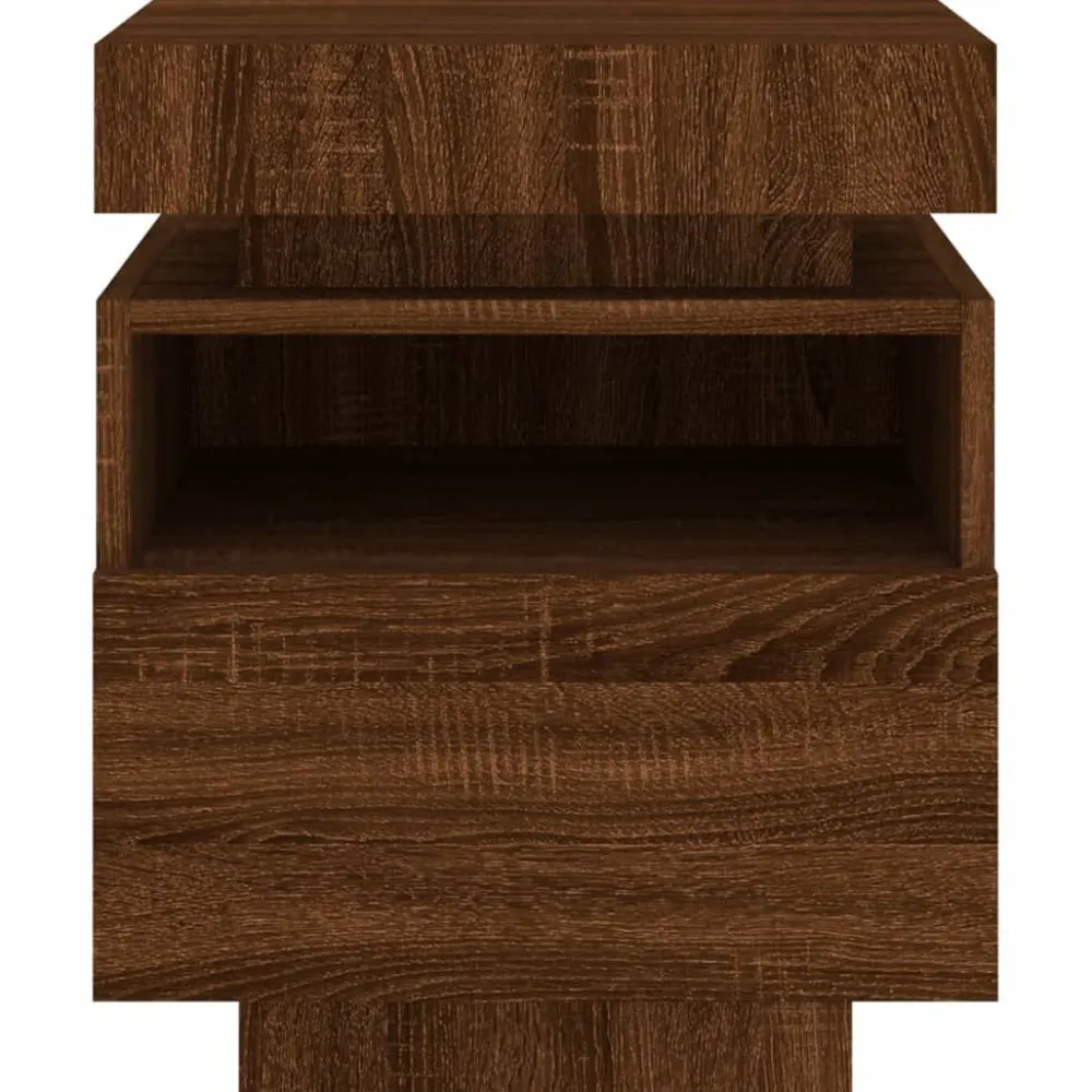 Outlet Yöpöydät LED-valoilla 40x39x48,5 cm, eri värejä ja pakkauskokoja (33073) Huonekalut