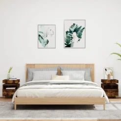 Outlet Yöpöydät LED-valoilla 40x39x48,5 cm, eri värejä ja pakkauskokoja (33073) Huonekalut
