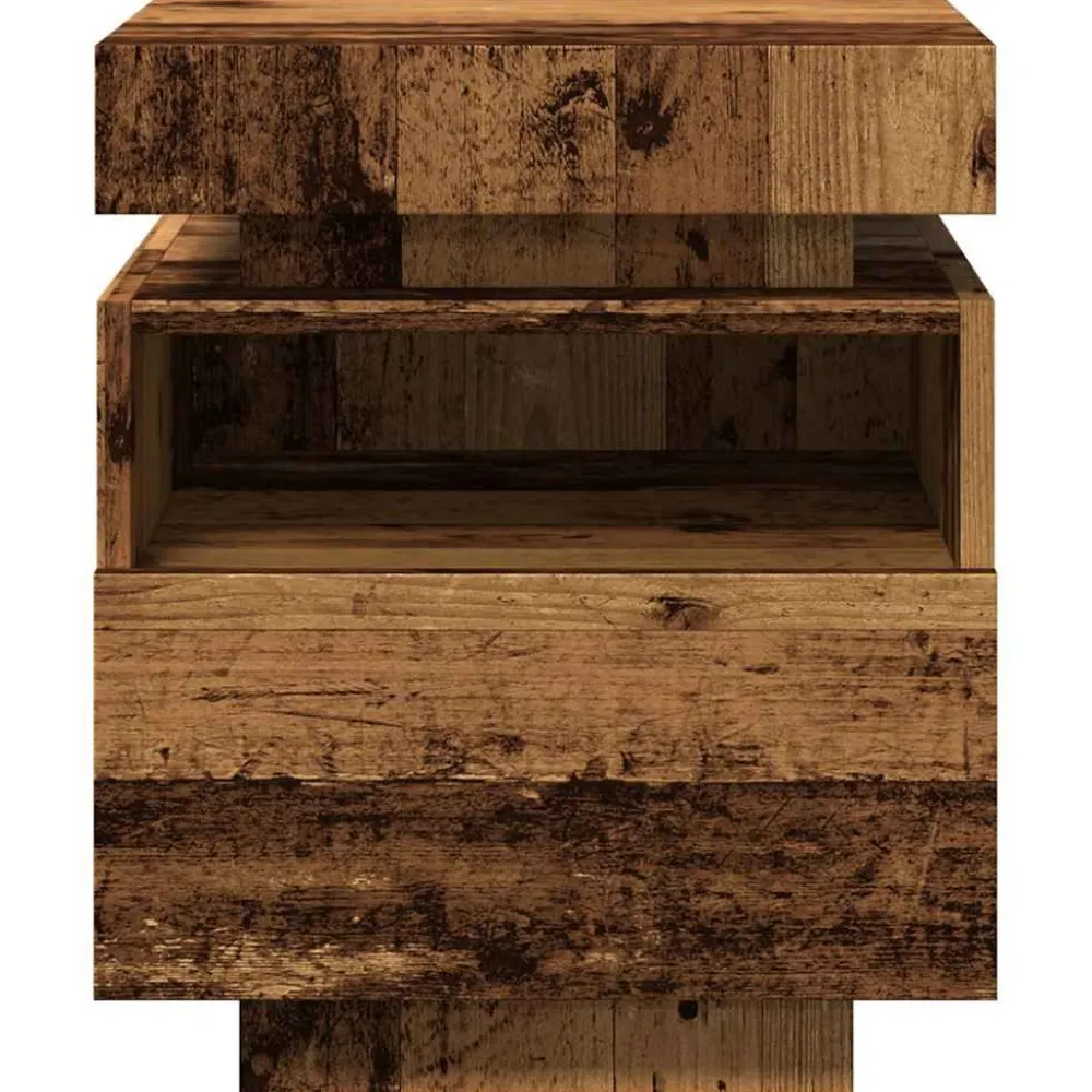 Outlet Yöpöydät LED-valoilla 40x39x48,5 cm, eri värejä ja pakkauskokoja (33073) Huonekalut