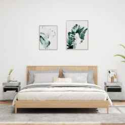 Outlet Yöpöydät LED-valoilla 40x39x48,5 cm, eri värejä ja pakkauskokoja (33073) Huonekalut