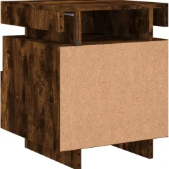 Outlet Yöpöydät LED-valoilla 40x39x48,5 cm, eri värejä ja pakkauskokoja (33073) Huonekalut