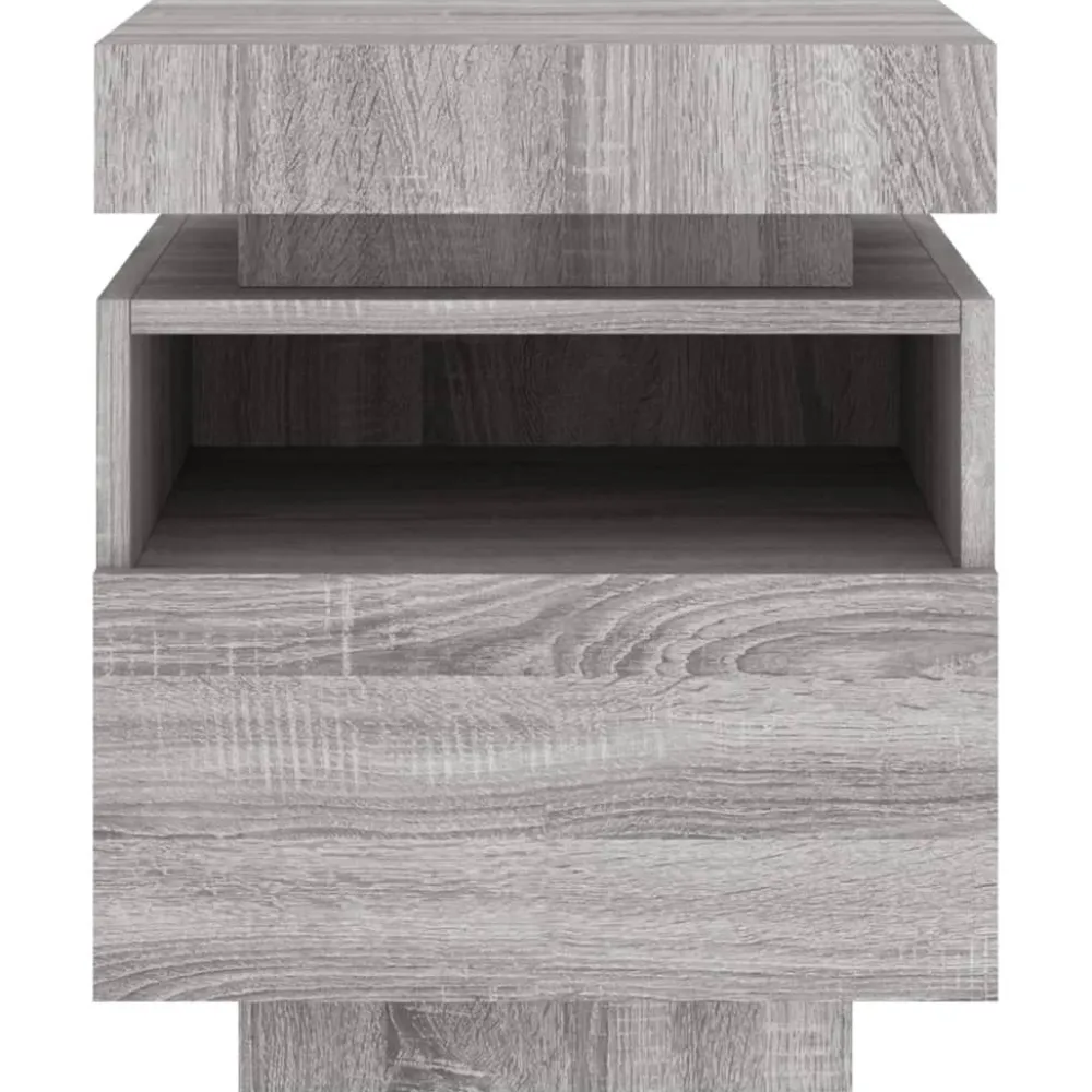 Outlet Yöpöydät LED-valoilla 40x39x48,5 cm, eri värejä ja pakkauskokoja (33073) Huonekalut