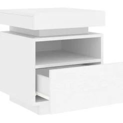 Outlet Yöpöydät LED-valoilla 40x39x48,5 cm, eri värejä ja pakkauskokoja (33073) Huonekalut