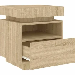 Outlet Yöpöydät LED-valoilla 40x39x48,5 cm, eri värejä ja pakkauskokoja (33073) Huonekalut