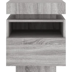 Outlet Yöpöydät LED-valoilla 40x39x48,5 cm, eri värejä ja pakkauskokoja (33073) Huonekalut