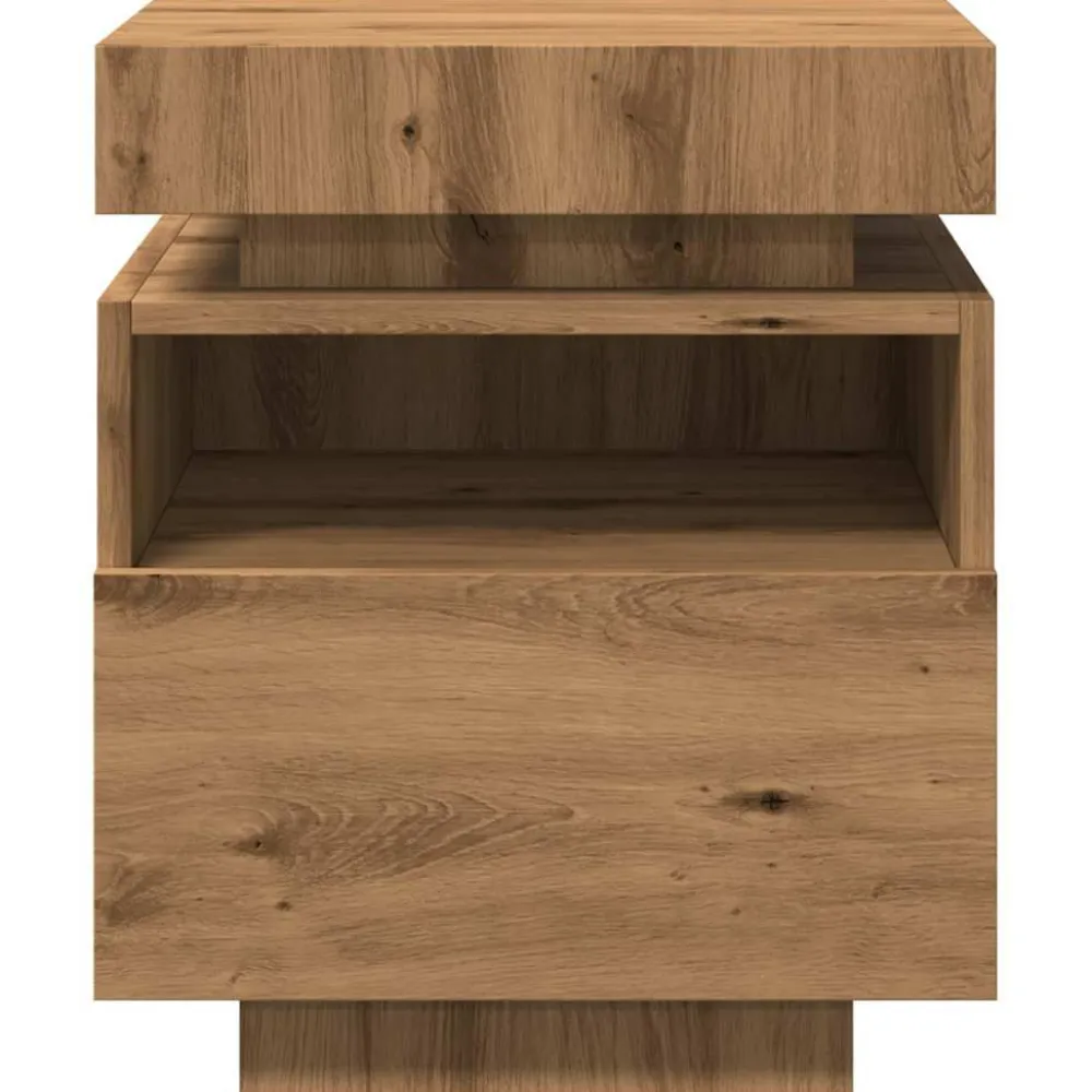 Outlet Yöpöydät LED-valoilla 40x39x48,5 cm, eri värejä ja pakkauskokoja (33073) Huonekalut