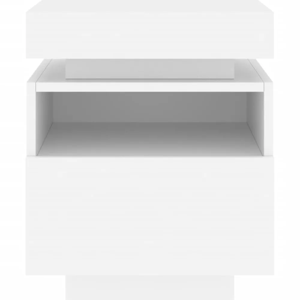 Outlet Yöpöydät LED-valoilla 40x39x48,5 cm, eri värejä ja pakkauskokoja (33073) Huonekalut