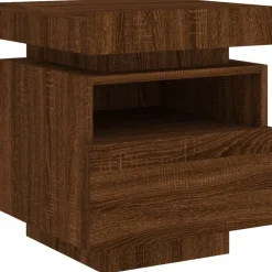 Outlet Yöpöydät LED-valoilla 40x39x48,5 cm, eri värejä ja pakkauskokoja (33073) Huonekalut